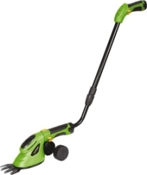 Tijeras de césped a batería con mango telescópico