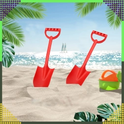 Pala para arena XXL 64 cm – pala infantil de plástico con mango resistente