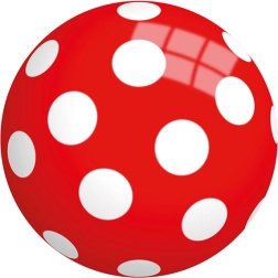 Pelota con lunares 230 mm