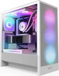 Caja de ordenador NZXT H5 Flow RGB Blanca