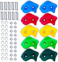 Agarres de escalada infantiles Renew Force CR-7, 10 unidades