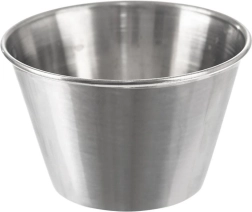 Cuenco de acero inoxidable para salsa Orion 6 cm 65 ml