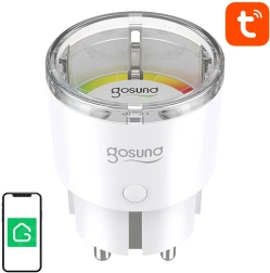 Enchufe inteligente Wi‑Fi Gosund con medición de consumo 16 A (EU)