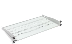 Bandeja fija 1U para rack 19" gris