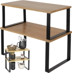 Estante de cocina de bambú Ruhhy – 2 piezas