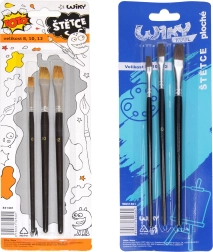Juego de pinceles planos (3 uds.)