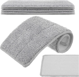 Juego de fundas de recambio para mopa plana 33 × 12 cm, 5 uds RUHHY