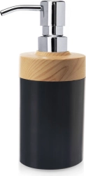 Dispensador de jabón negro 380 ml