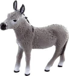 Figura de plástico de burro 9 cm