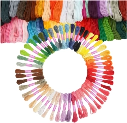Hilos de bordar MAALEO, set de 50 colores