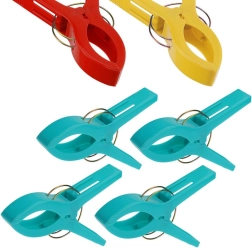 Pinzas para toallas de playa, juego de 4 unidades
