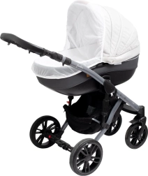 Mosquitera para cochecito New Baby Basic blanca