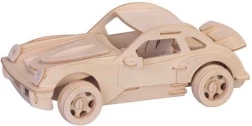 Puzzle 3D de madera Porsche grande