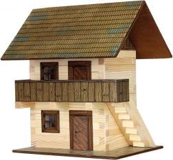 Maqueta de construcción de madera Špejchar Walachia