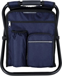 Silla plegable de pesca con mochila y compartimento térmico - 1 unidad