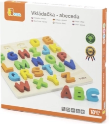 Rompecabezas de madera con letras para niños