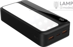 Powerbank con lámpara REBELTEC P20 LCD PD, 20000 mAh