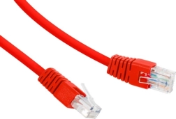 Cable patch categoría 6 UTP 5 m rojo