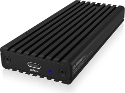 Caja externa de aluminio para SSD M.2 NVMe USB‑C 3.2 Gen 2x2 20 Gb/s