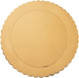 Base redonda dorada para tarta 26 cm
