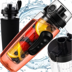 Botella deportiva de agua Trizand con infusor 1 l