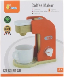 Cafetera de madera para niños