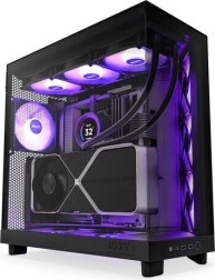 NZXT H6 Flow RGB caja con cristal panorámico – negra