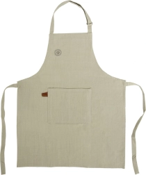 Delantal de cocina de algodón con lazos GREENISH, verde