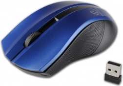 Ratón óptico inalámbrico Rebeltec Galaxy azul‑plateado