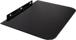 Estante de vidrio de pared sencillo MACLEAN MC-738, capacidad de 10 kg