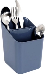 Escurre cubiertos y soporte para cubiertos, gris