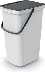 Papelera Systema Q Collect de 20 l con tapa