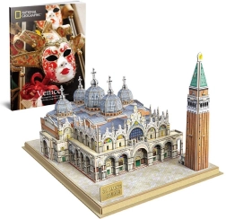 Puzzle 3D CUBICFUN National Geographic: Plaza de San Marcos – 107 piezas