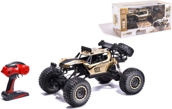 Coche todoterreno RC Rock Crawler 1:8 con carrocería metálica 51 cm – Dorado