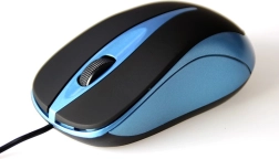 Ratón óptico Media-Tech PLANO negro-azul