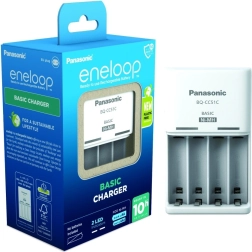 Cargador Eneloop advanced AA/AAA + 4× AA 2000 mAh