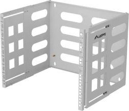 Soporte mural RACK 19" 8U, profundidad 400/240 mm, gris