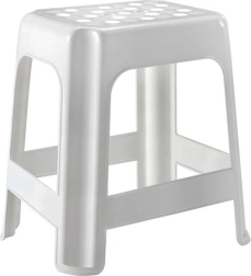 Taburete alto de plástico para baño HEIDRUN