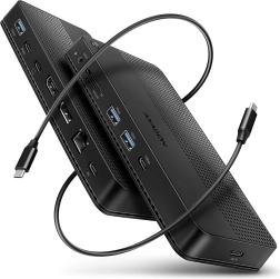 Hub USB multideporte 12 en 1 AXAGON HMC-U4, USB4 40 Gb/s, vídeo 8K, PD 100 W