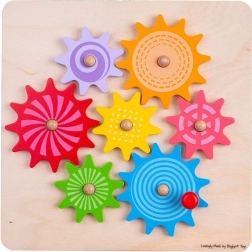 Bigjigs Toys Engranajes de Colores para Niños