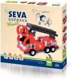 Seva Doprava – bomberos, juego de construcción de 545 piezas
