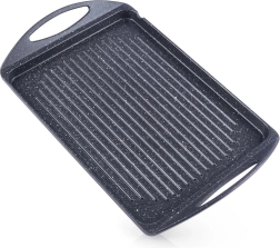 Plancha grill GRANDE 42 × 27 cm con revestimiento antiadherente efecto granito