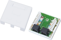 Toma de pared UTP Cat.5e 2x RJ45