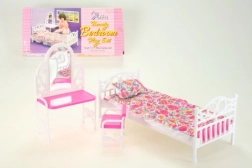 Glorie cama y tocador para muñecas