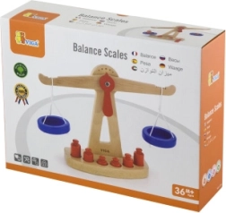 Balanza de equilibrio de madera para niños Viga
