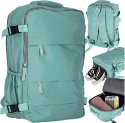 Mochila de viaje 45 × 30 cm, verde