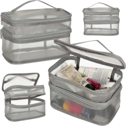 Neceser de viaje gris