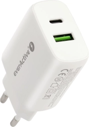 Cargador USB/USB‑C 25W blanco