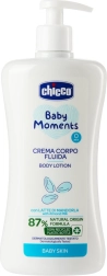 Loción corporal Chicco con almendras dulces Baby Moments 500 ml