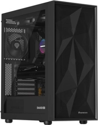 Genesis diaxid 605f midi tower negra con usb‑c